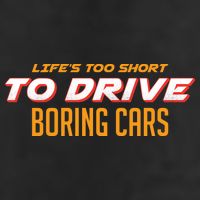 Life's too Short Too Drive Boring Cars Golf Towel