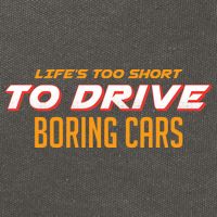 Life's too Short Too Drive Boring Cars Cotton Canvas Backpack