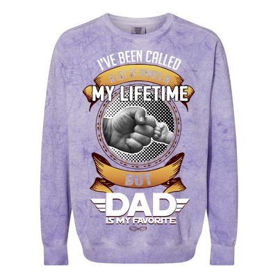 Lifetime Dad Colorblast Crewneck Sweatshirt