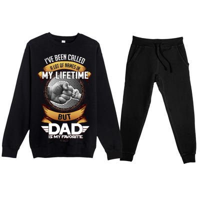 Lifetime Dad Premium Crewneck Sweatsuit Set