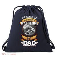 Lifetime Dad Drawstring Bag