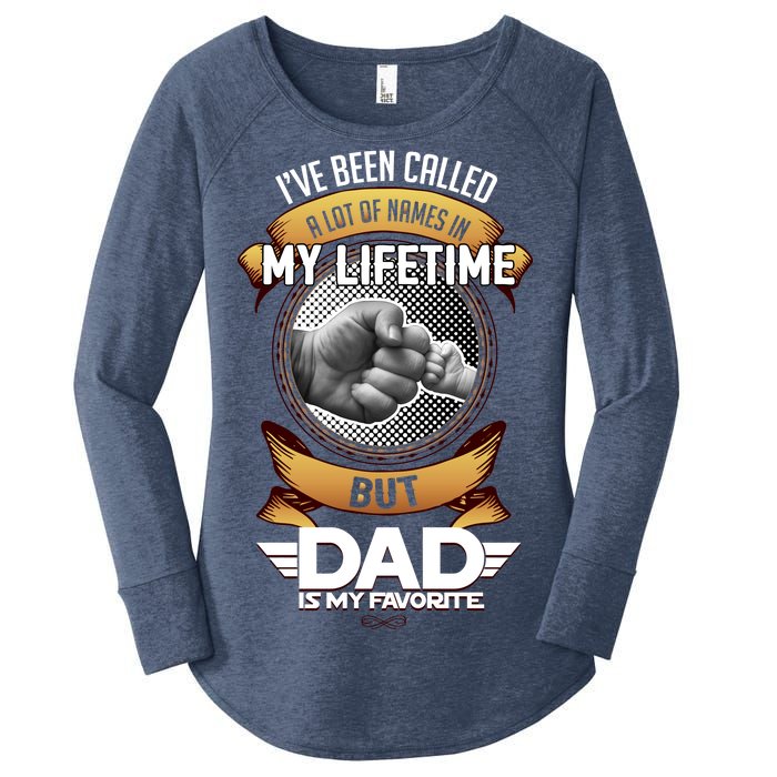 Lifetime Dad Women's Perfect Tri Tunic Long Sleeve Shirt