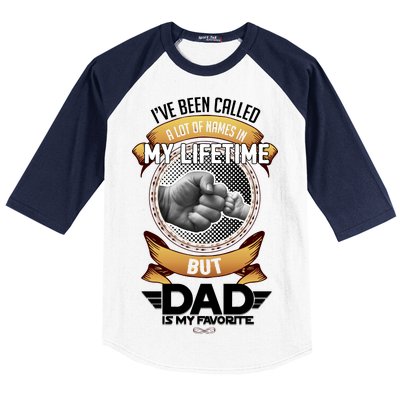 Lifetime Dad Baseball Sleeve Shirt