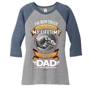 Lifetime Dad Women's Tri-Blend 3/4-Sleeve Raglan Shirt