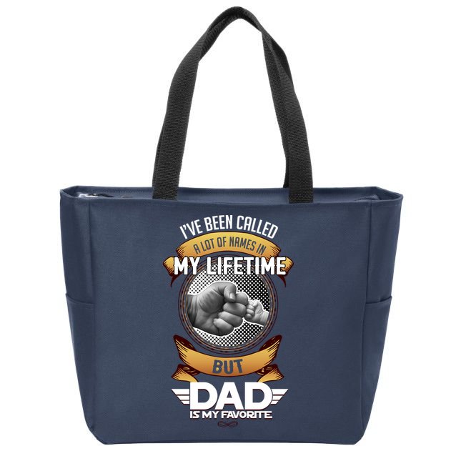 Lifetime Dad Zip Tote Bag