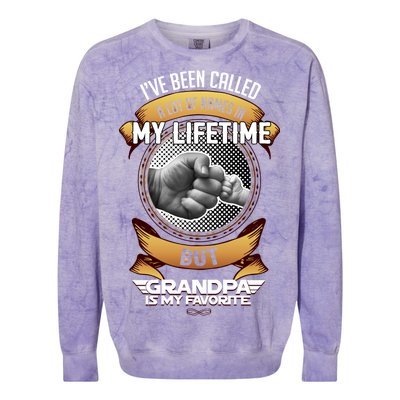 Lifetime Grandpa Colorblast Crewneck Sweatshirt