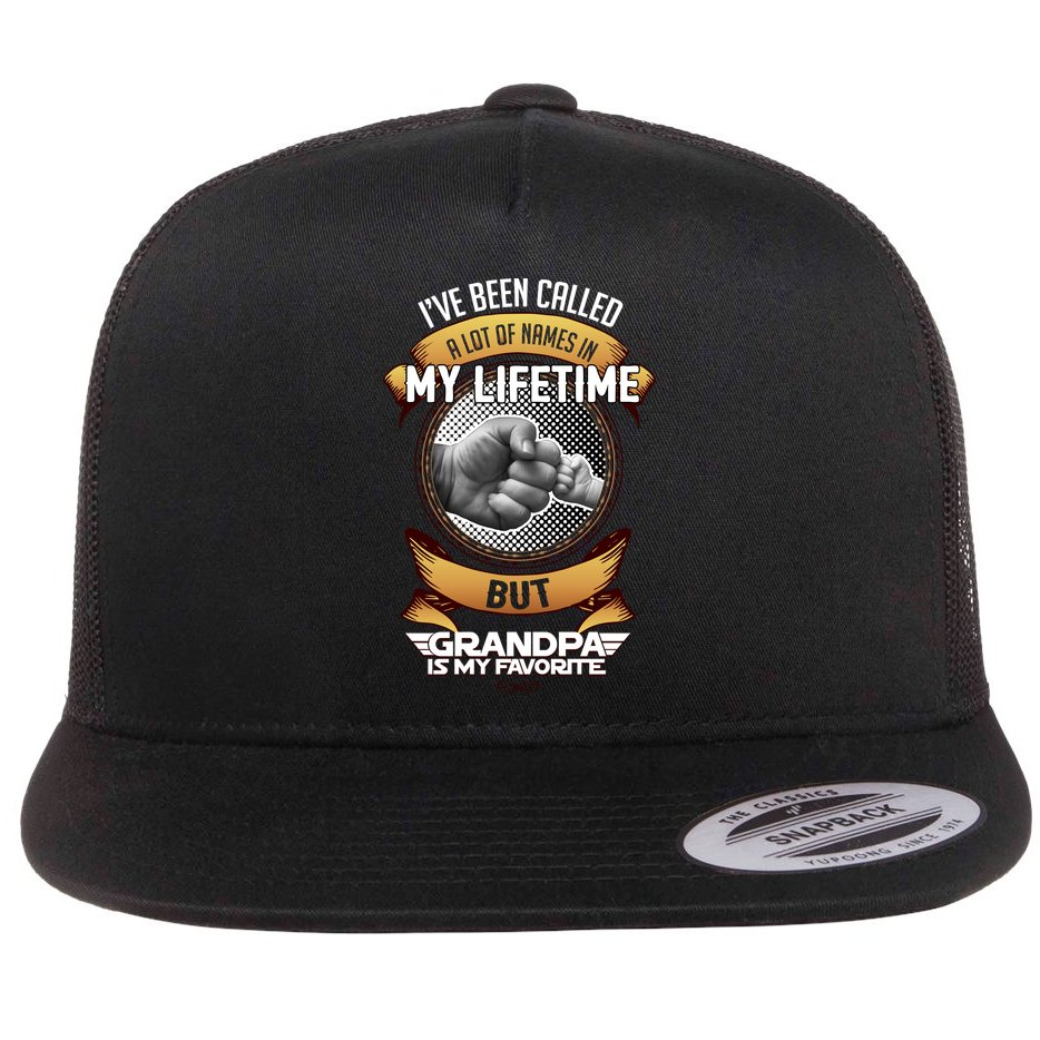 Lifetime Grandpa Flat Bill Trucker Hat