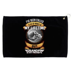 Lifetime Grandpa Grommeted Golf Towel