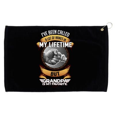 Lifetime Grandpa Grommeted Golf Towel