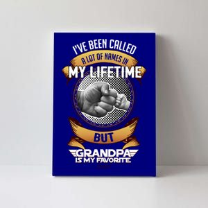 Lifetime Grandpa Canvas