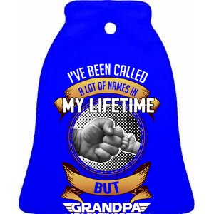 Lifetime Grandpa Ceramic Bell Ornament