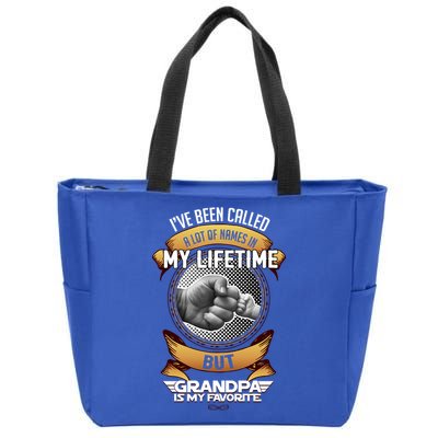 Lifetime Grandpa Zip Tote Bag