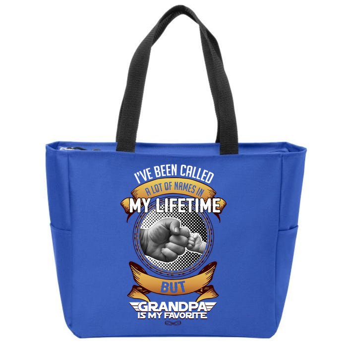 Lifetime Grandpa Zip Tote Bag