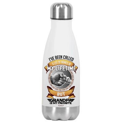 Lifetime Grandpa Stainless Steel Insulated Water Bottle