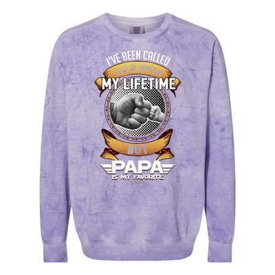 Lifetime Papa Colorblast Crewneck Sweatshirt