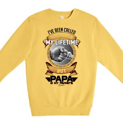 Lifetime Papa Premium Crewneck Sweatshirt