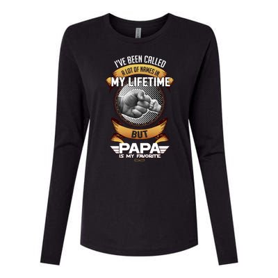 Lifetime Papa Womens Cotton Relaxed Long Sleeve T-Shirt