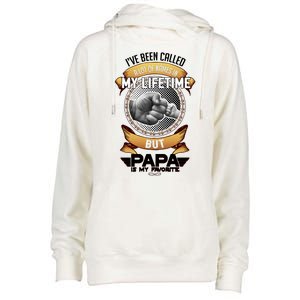 Lifetime Papa Womens Funnel Neck Pullover Hood