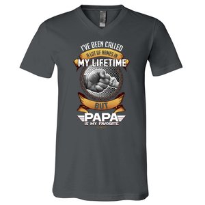 Lifetime Papa V-Neck T-Shirt