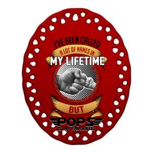 Lifetime Pops Ceramic Oval Ornament