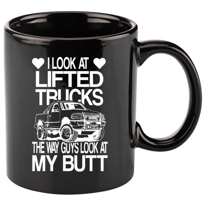 Lifted Truck 11oz C Handle Ceramic Mug