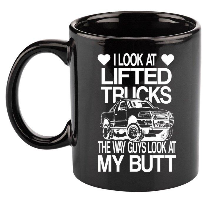Lifted Truck 11oz C Handle Ceramic Mug
