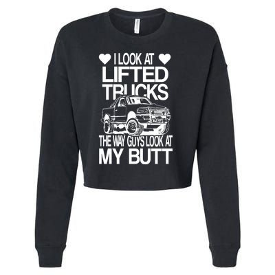 Lifted Truck Cropped Pullover Crew
