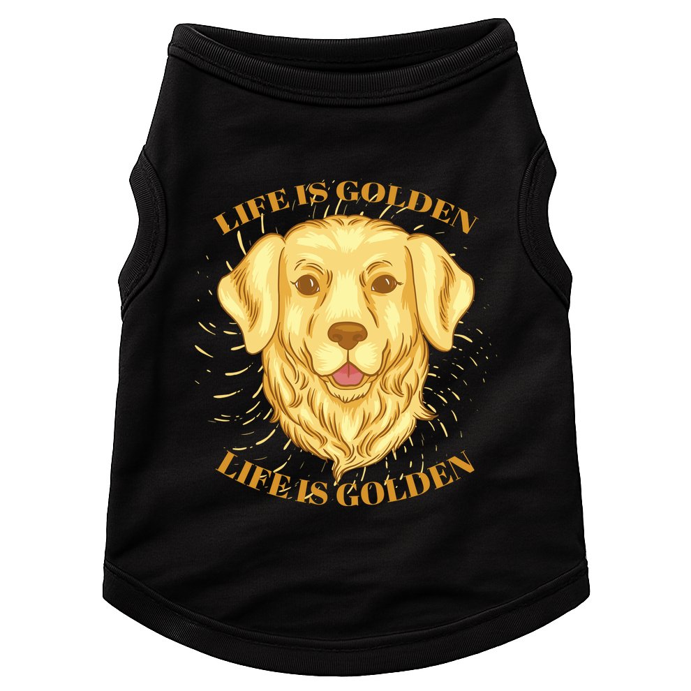 Life Is Golden Dog Doggie Tank