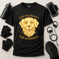 Life Is Golden Dog Cooling Performance Crew T-Shirt