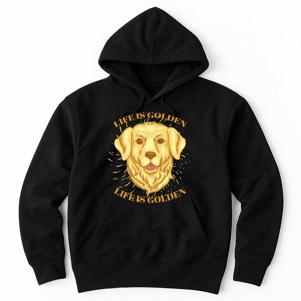 Life Is Golden Dog Hoodie