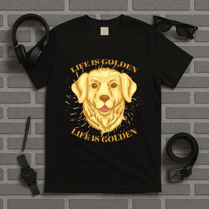 Life Is Golden Dog T-Shirt