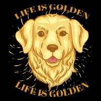 Life Is Golden Dog T-Shirt