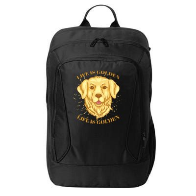 Life Is Golden Dog City Backpack