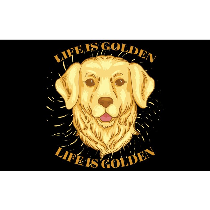 Life Is Golden Dog Bumper Sticker