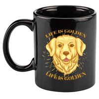 Life Is Golden Dog 11oz C Handle Ceramic Mug