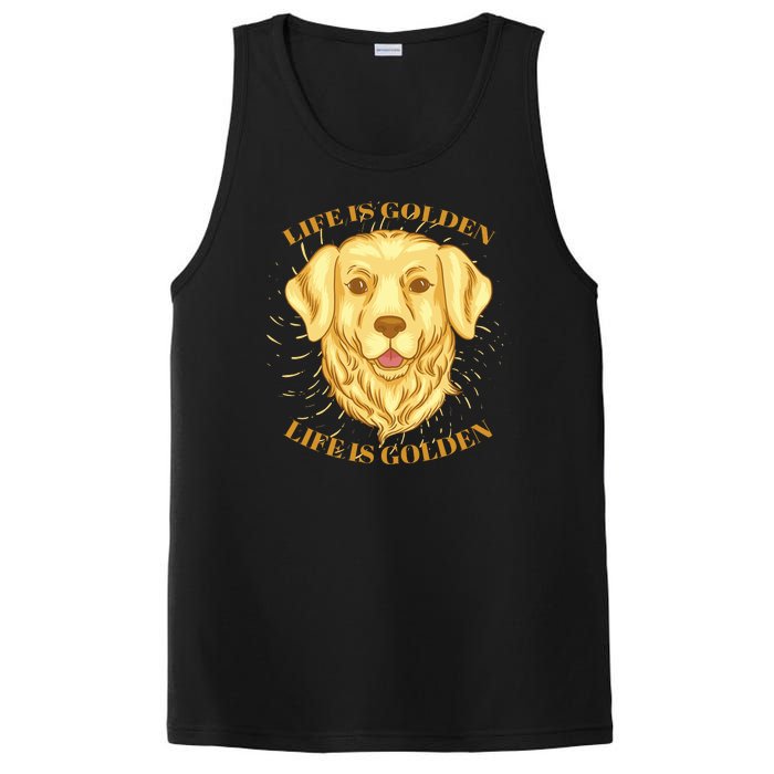 Life Is Golden Dog PosiCharge Competitor Tank