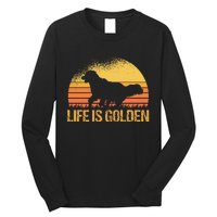 Life Is Golden Dog Golden Retriever Lover Golden Retriever Long Sleeve Shirt