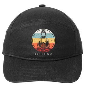 Let It Go Buddha Meditation Zen Buddhist Gift 7-Panel Snapback Hat