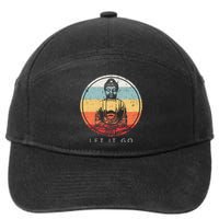 Let It Go Buddha Meditation Zen Buddhist Gift 7-Panel Snapback Hat