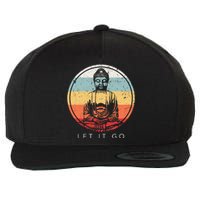 Let It Go Buddha Meditation Zen Buddhist Gift Wool Snapback Cap