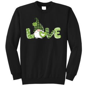 Love Irish Gnome Cute St Patricks Day Sweatshirt