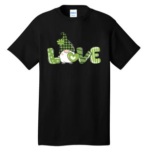 Love Irish Gnome Cute St Patricks Day Tall T-Shirt