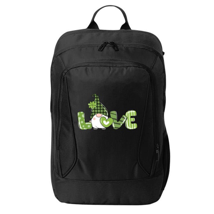 Love Irish Gnome Cute St Patricks Day City Backpack