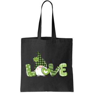 Love Irish Gnome Cute St Patricks Day Tote Bag