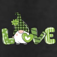 Love Irish Gnome Cute St Patricks Day Trucker Hat