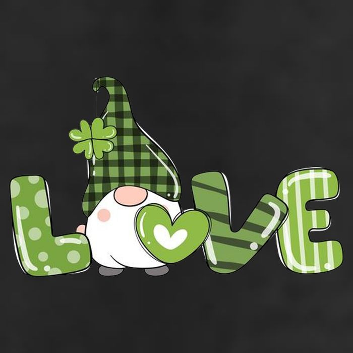 Love Irish Gnome Cute St Patricks Day Trucker Hat