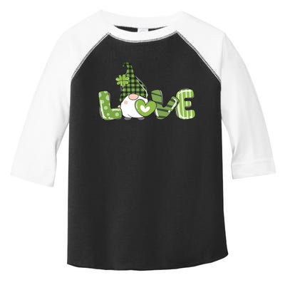 Love Irish Gnome Cute St Patricks Day Toddler Fine Jersey T-Shirt