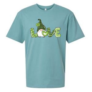 Love Irish Gnome Cute St Patricks Day Sueded Cloud Jersey T-Shirt