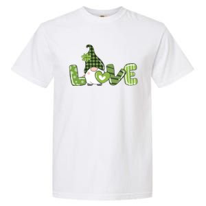 Love Irish Gnome Cute St Patricks Day Garment-Dyed Heavyweight T-Shirt