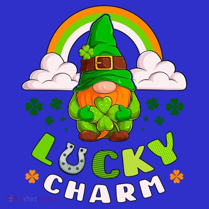 Lucky Irish Gnome St Patricks Day Gnome Irish Rainbow Gift Tall T-Shirt